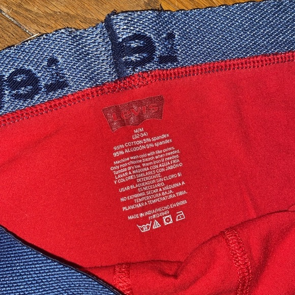 Red Levi’s Boxer Brief Trunks - Picture 2 of 3